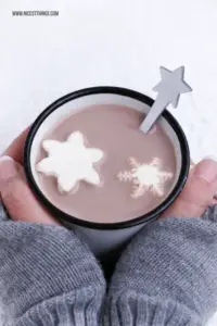 Marshmallows Rezept Schneeflocken Marshmallows selber machen #marshmallow #marshmallows #schneeflocken #hotchocolate #winterrezepte