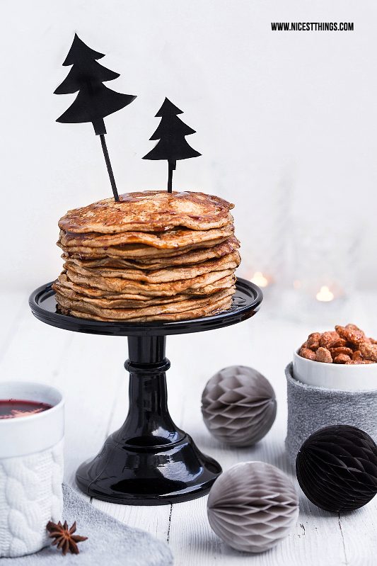Pancakes Rezept Weihnachten Karamell Pfannkuchen #pancakes #pfannkuchen #weihnachten #karamell