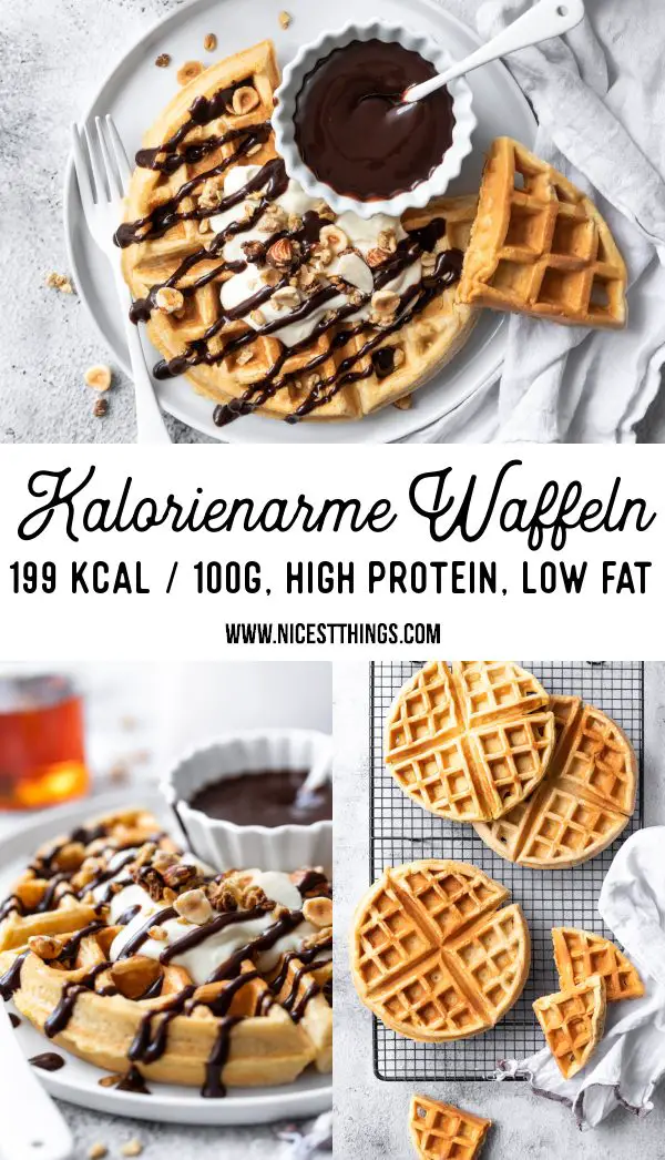 Kalorienarme Waffeln / Protein Waffeln, fettarm & Low Carb Nicest Things