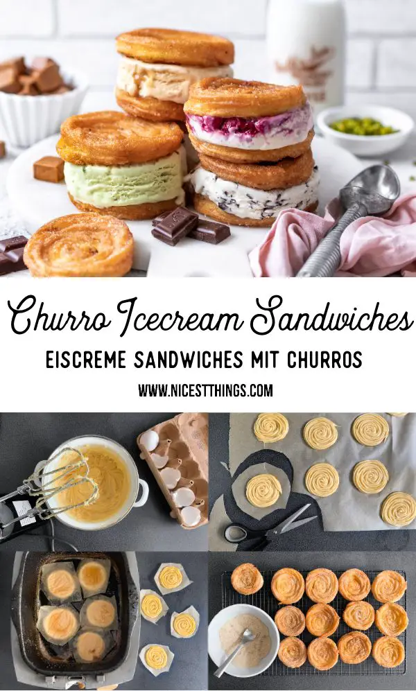Eis Sandwich Eiscreme Sandwiches Churros Churro Icecream Sandwiches Eisrezepte #icecream #icecreamsandwich #churros #churrosandwich #eisrezepte #eissandwich