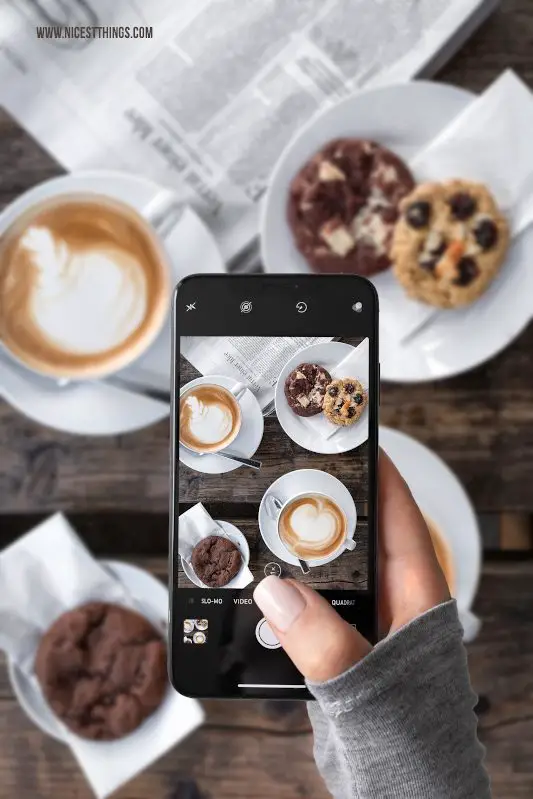 Food Fotografie mit dem Smartphone bessere Food Fotos mit dem Handy machen Tipps für unterwegs #foodfotografie #foodphotography #foodfotos #fotografie #smartphone #handy #iphonexs #iphonexsmax #iphone #foodblogger #fototipps