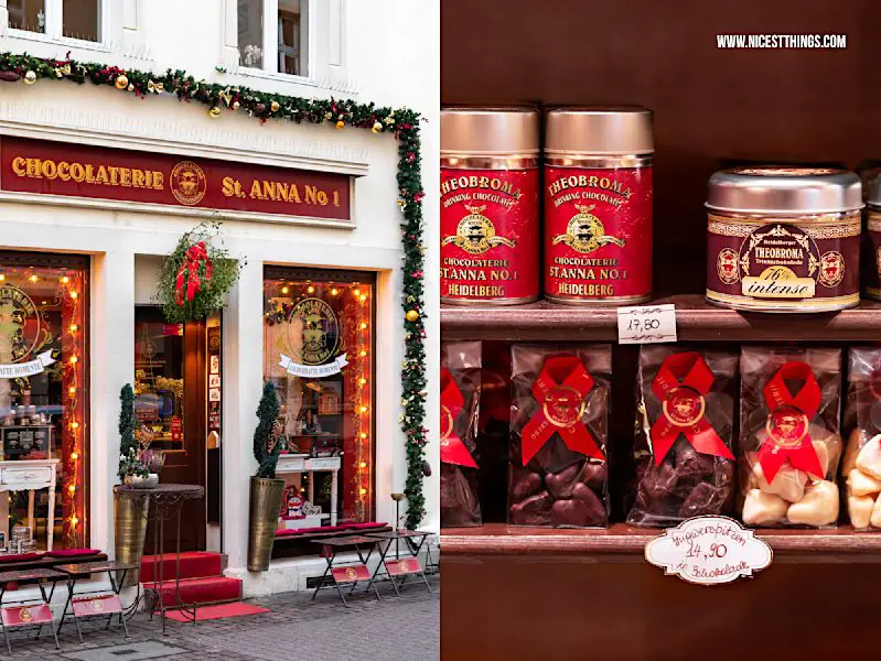 Heidelberg Shopping Tipps: Chocolaterie St. Anna No. 1 Heidelberg Schokolade