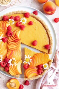 Aprikosen Tarte Rezept vegan kalorienarm glutenfrei #aprikosen #tarte #aprikosentarte #vegan #glutenfrei #kalorienarm #abnehmen