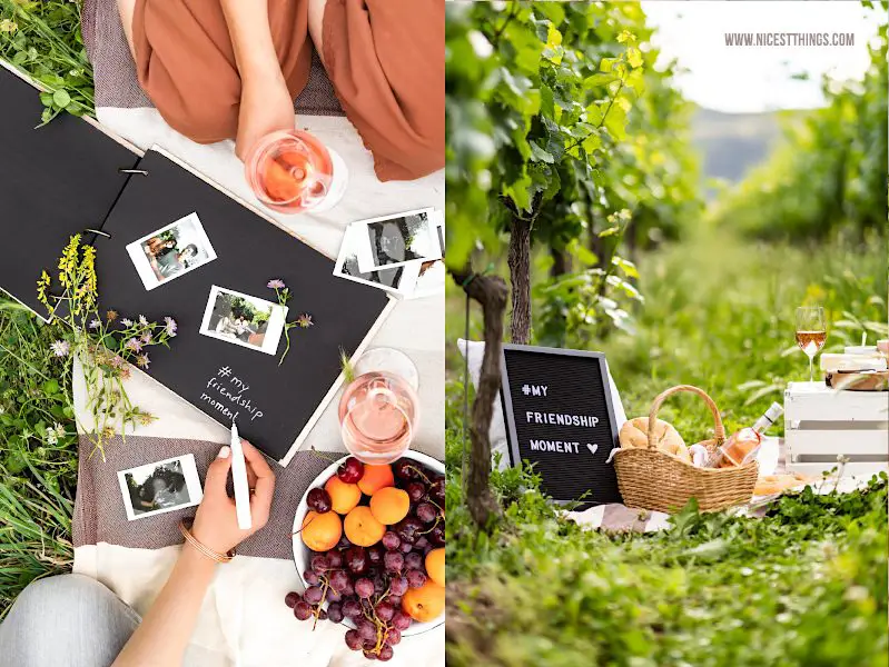 Picknick im Weinberg Wingert Vins de Provence Roséwein #MyFriendshipMoment #myprovencemoment #letsstayrose #picknick #weinberg #wingert #provence #rosewein