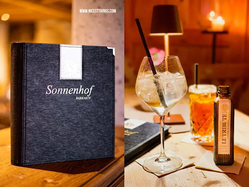 Sonnenhof Hotel Tirol Tannheimer Tal 4 Sterne Superior Resort Österreich Falstaff Gault et Millau JRE Bar Le Tribute Gin #sonnenhof #hotel #österreich #luxushotel #tributegin