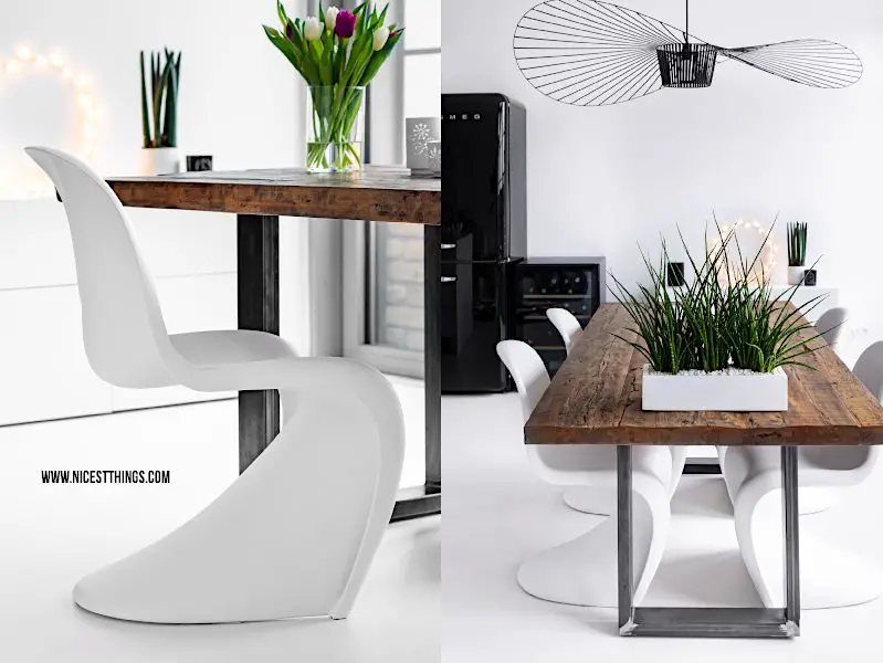 Moebel Panton Chair Design Möbel Petite Friture Vertigo #loft #pantonchair #petitefriture #petitefriturevertigo #altholztisch