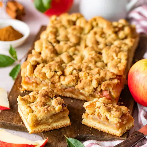 Apfel-Streuselkuchen Apfelkuchen Streuselkuchen Rezept mit Zimtstreuseln und Biskuit #apfelkuchen #streuselkuchen #apfelstreusel #zimtstreusel #biskuit #streusel #zimt #kuchenrezepte #herbstkuchen