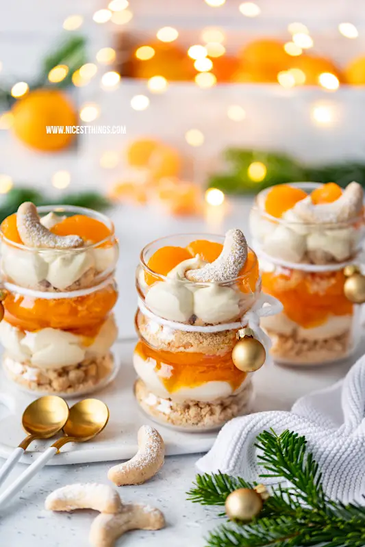 Vanillekipferl Dessert Vanillekipferl Creme Mandarinen Rezept Weihnachten Weihnachtsdessert Nachtisch Weihnachtsmenu #vanillekipferl #vanillekipferldessert #dessert #nachtisch #weihnachten #mandarinen #weihnachtsdessert #weihnachtsnachtisch #weihnachtsmenu