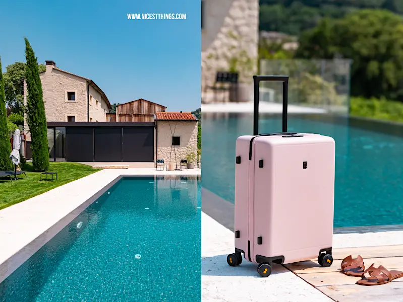 Produkttest und Produktfotos im Italien-Urlaub im Arcadia Wine Resort Soave am Pool