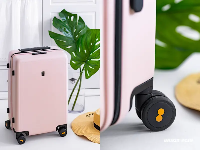 Level8 Koffer Test: Luminous Textured Carry On Pink Handkoffer, Produkttest und Produktfotos #level8 #koffer #handkoffer #luminoustextured #produktfotos #produkttest