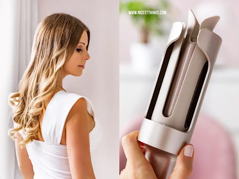 Automatischer Lockenstab für lange Haare