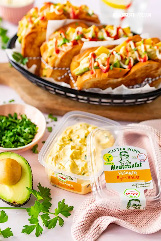 Walter Popps Meistersalat veganer Ei-frei-Salat