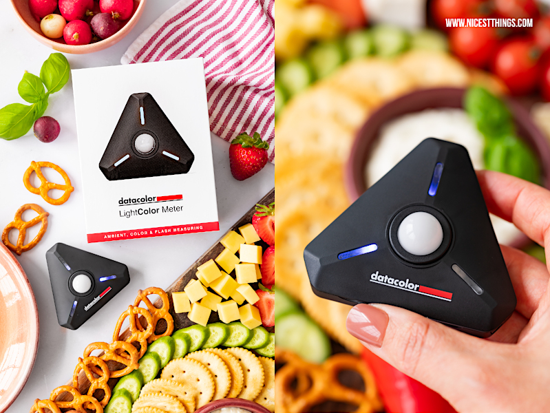 Belichtungskontrolle Stop Motion Video Foodboard: Lichtkontrolle mit dem Datacolor LightColor Meter; Fototipps gegen Flackern für die perfekte Kontrolle von Belichtung und Farbtemperatur #stopmotion #foodfotografie #fototipps #datacolor #lightcolormeter