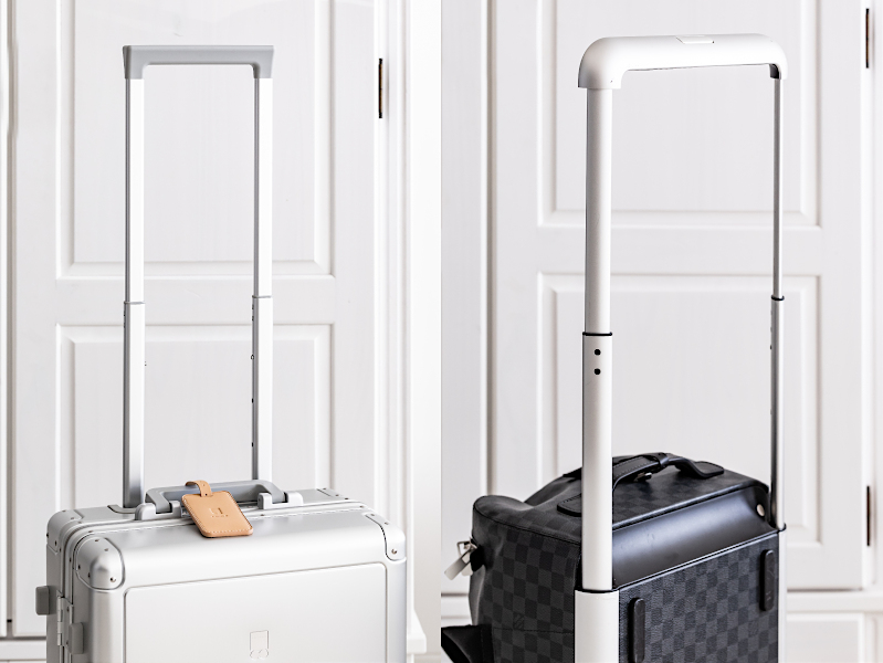 Vergleich Handgepäck-Koffer / Rollkoffer für Citytrip: Level8 Gibraltar vs Louis Vuitton Horizon Teleskopgriff